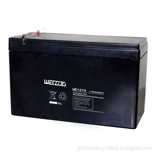 WE1270 lead acid batteries for UPS